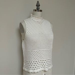 & Other Stories Knitted Mock-neck Summer Tank